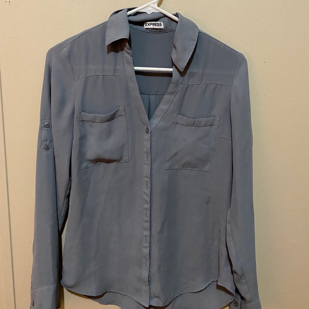 Express button up blouse
